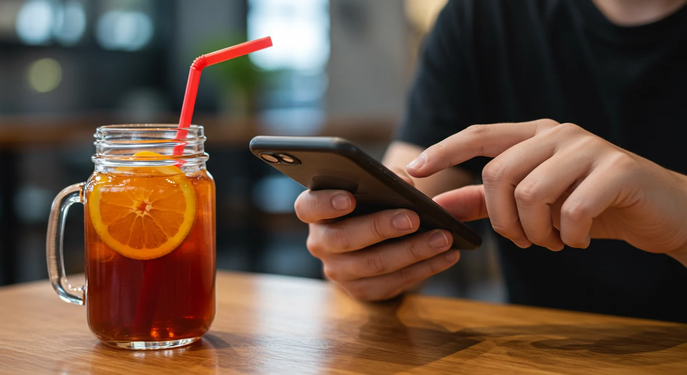a person's hands holding a smartphone